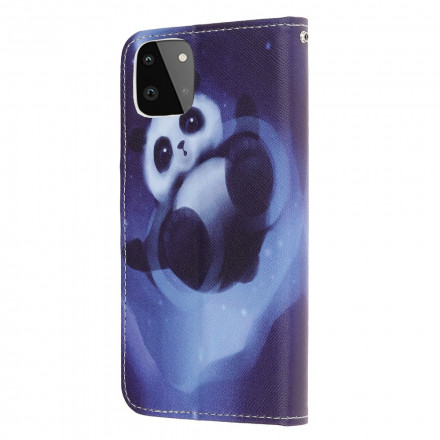 Samsung Galaxy A22 5G Panda Ruimte Koord Hoesje