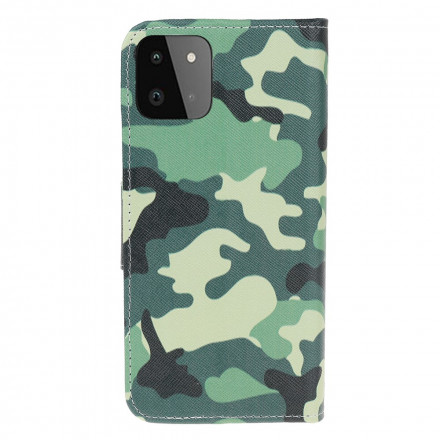 Samsung Galaxy A22 5G Militaire Camouflage Hoesje