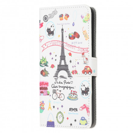 Samsung Galaxy A22 5G Hoesje Ik hou van Parijs