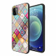 Samsung Galaxy A22 5G Magnetische Houder Patchwork Hoesje