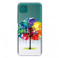Samsung Galaxy A22 5G duidelijk aquarel boom geval