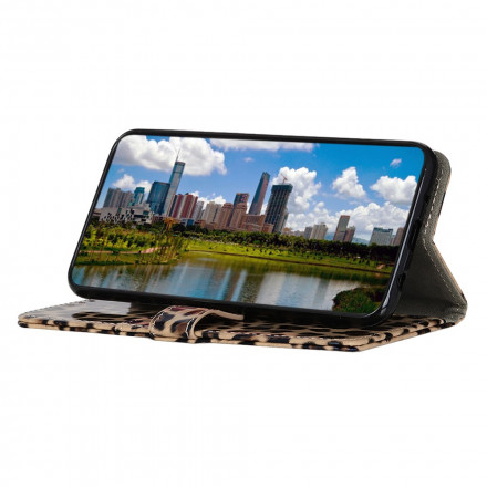 Samsung Galaxy A22 4G hoesje luipaard eenvoudig
