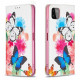Flip Cover Samsung Galaxy A22 5G Gekleurde Vlinders