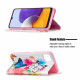 Flip Cover Samsung Galaxy A22 5G Gekleurde Vlinders