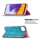 Flip Cover Samsung Galaxy A22 5G Gebloemde Takken