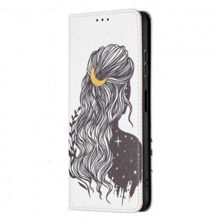 Flip Cover Samsung Galaxy A22 5G Mooi Haar
