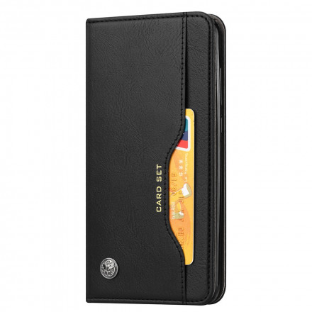Flip Cover Samsung Galaxy A22 4G Kunstlederen Kaarthoes Flip Cover Samsung Galaxy A22 4G Kunstlederen Kaarthoes