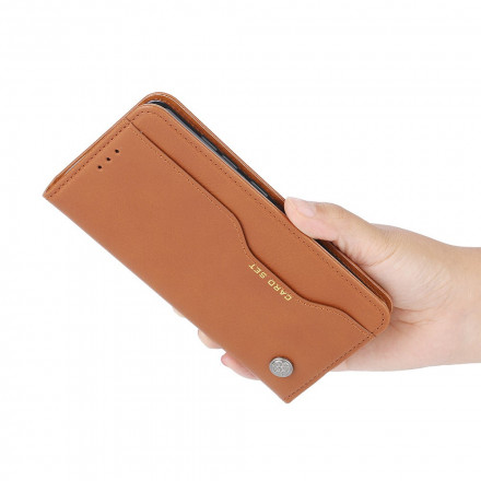 Flip Cover Samsung Galaxy A22 4G Kunstlederen Kaarthoes Flip Cover Samsung Galaxy A22 4G Kunstlederen Kaarthoes