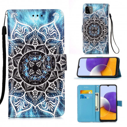 Samsung Galaxy A22 5G hoesje Mandala in de lucht