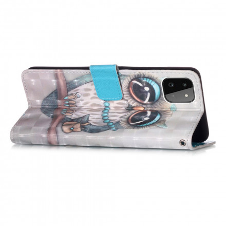 Samsung Galaxy A22 5G Miss Owl Strap Case