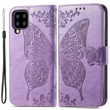 Samsung Galaxy A22 4G Half Vlinder Hoesje