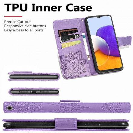 Samsung Galaxy A22 4G Half Vlinder Hoesje