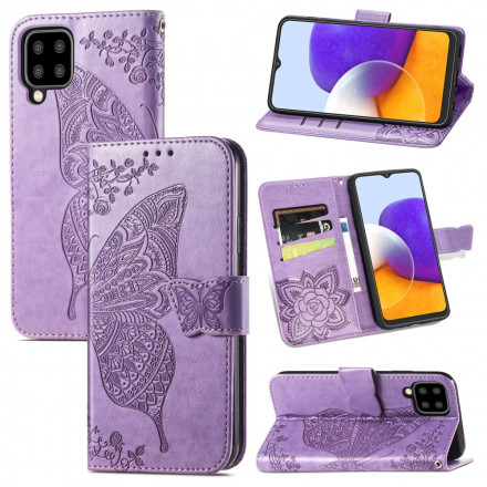 Samsung Galaxy A22 4G Half Vlinder Hoesje