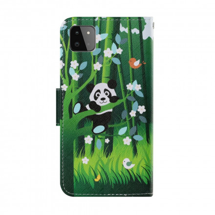 Samsung Galaxy A22 5G Panda Walk Hoesje