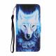 Samsung Galaxy A22 4G hoesje wolf wit