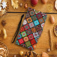 Samsung Galaxy A22 5G Patchwork Mandala's Hoesje met Koord