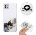 Samsung Galaxy A22 5G Marble String Hoesje