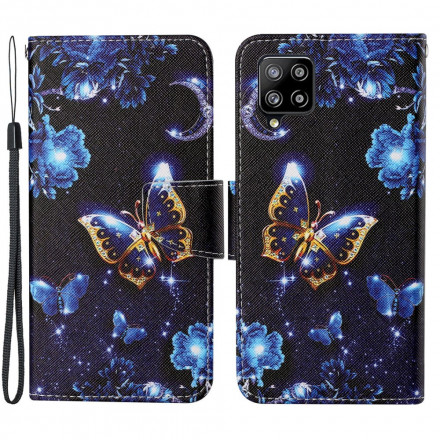 Samsung Galaxy A22 4G Precious Vlinder Strap Case