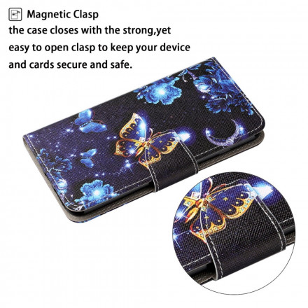 Samsung Galaxy A22 4G Precious Vlinder Strap Case