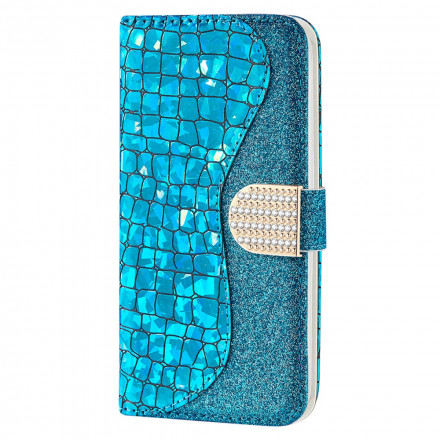 Samsung Galaxy A22 4G Croco Diamant Hoesje