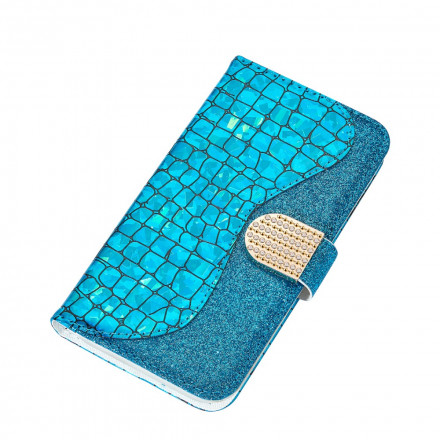 Samsung Galaxy A22 4G Croco Diamant Hoesje