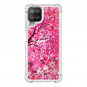Samsung Galaxy A22 4G Glitter Boom Hoesje