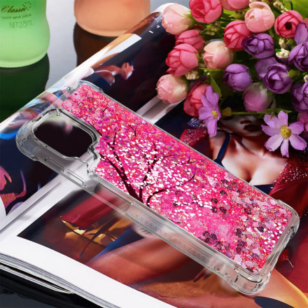 Samsung Galaxy A22 4G Glitter Boom Hoesje