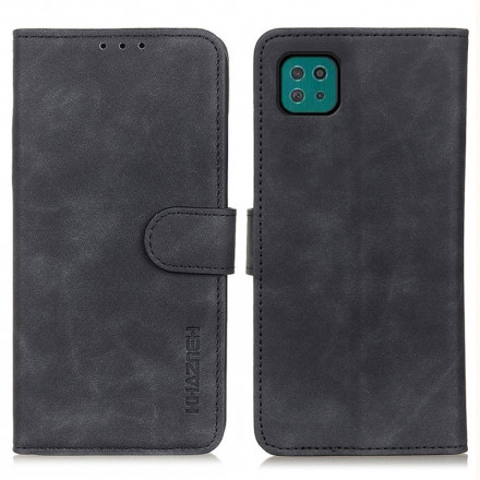 Samsung Galaxy A22 5G Matte Lederen Hoesje Vintage KHAZNEH