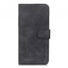 Samsung Galaxy A22 5G Matte Lederen Hoesje Vintage KHAZNEH
