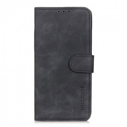 Samsung Galaxy A22 5G Matte Lederen Hoesje Vintage KHAZNEH