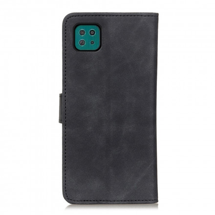 Samsung Galaxy A22 5G Matte Lederen Hoesje Vintage KHAZNEH