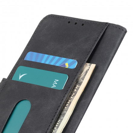 Samsung Galaxy A22 5G Matte Lederen Hoesje Vintage KHAZNEH
