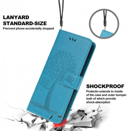 Samsung Galaxy A22 5G Boom & Uil Koord Hoesje