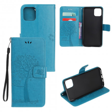 Samsung Galaxy A22 5G Boom & Uil Koord Hoesje