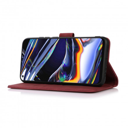 Samsung Galaxy A22 5G Lederen Effect Hoesje Fashion KHAZNEH