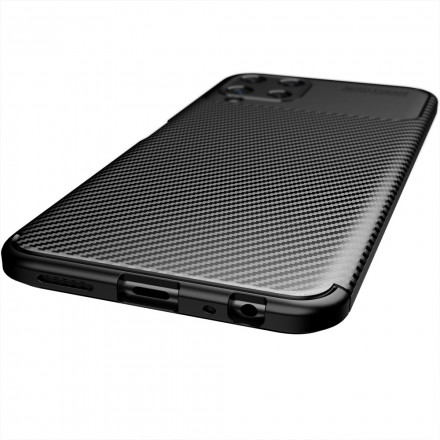 Samsung Galaxy A22 4G Carbon Fiber Textuur Hoesje