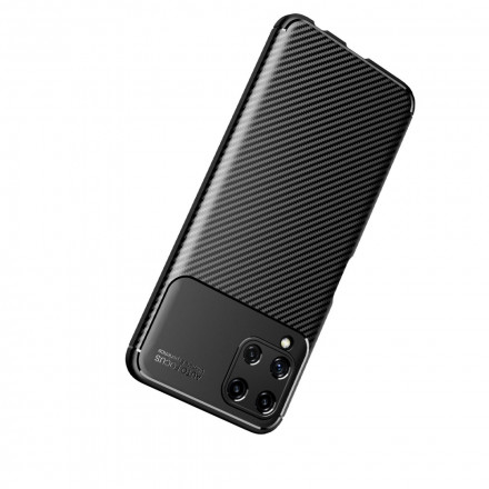 Samsung Galaxy A22 4G Carbon Fiber Textuur Hoesje