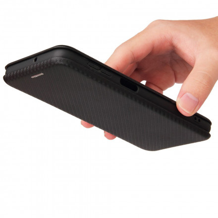 Flip cover Samsung Galaxy A22 4G Carbon Fibre