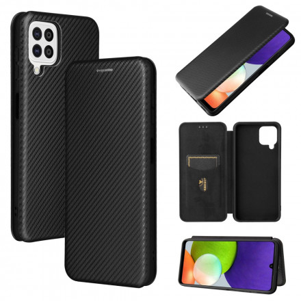 Flip cover Samsung Galaxy A22 4G Carbon Fibre