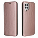 Flip cover Samsung Galaxy A22 4G Carbon Fibre