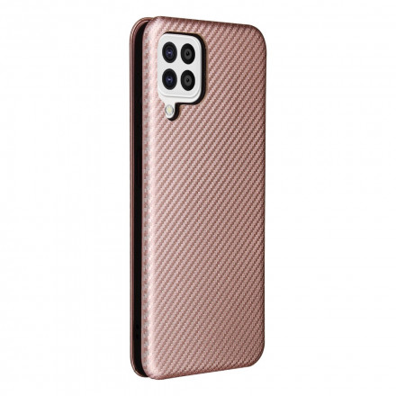 Flip cover Samsung Galaxy A22 4G Carbon Fibre