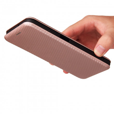 Flip cover Samsung Galaxy A22 4G Carbon Fibre