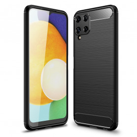 Samsung Galaxy A22 4G geborsteld carbon fiber hoesje