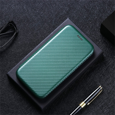 Flip Cover Samsung Galaxy A22 5G Carbon Fiber