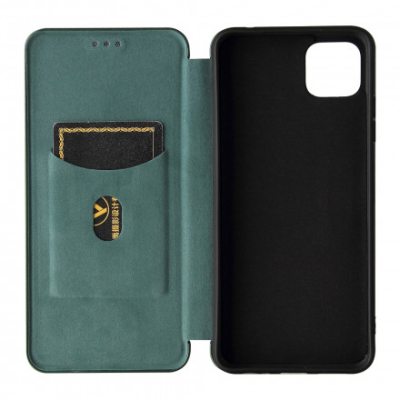 Flip Cover Samsung Galaxy A22 5G Carbon Fiber