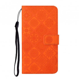 Samsung Galaxy A22 4G hoesje tapijt patroon