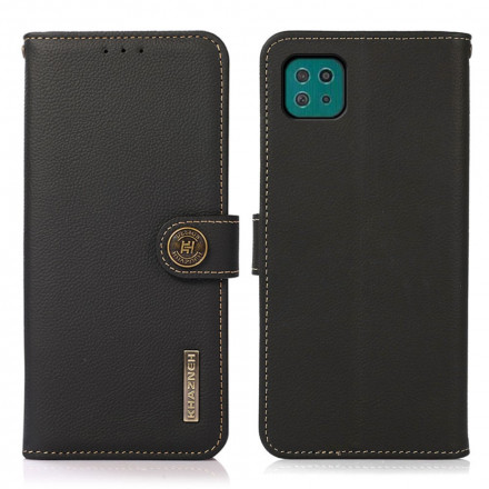 Samsung Galaxy A22 5G Echt lederen hoesje KHAZNEH RFID Samsung Galaxy A22 5G Echt lederen hoesje KHAZNEH RFID