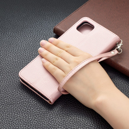 Samsung Galaxy A22 5G Hoesje Lychee Schuine Flap