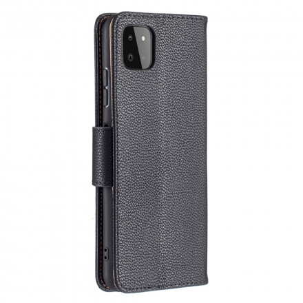 Samsung Galaxy A22 5G Hoesje Lychee Schuine Flap