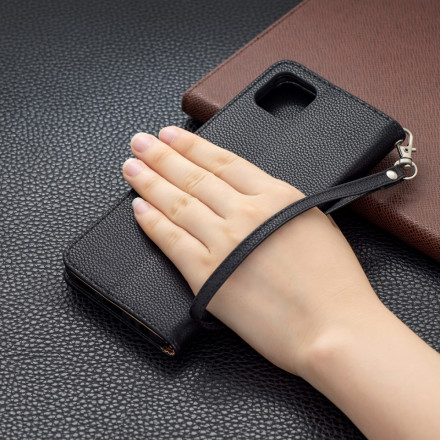 Samsung Galaxy A22 5G Hoesje Lychee Schuine Flap